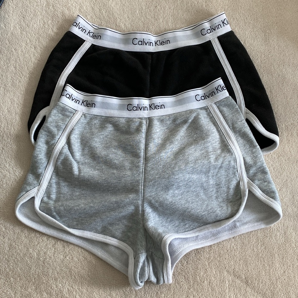 Womens Calvin Klein Booty Lounge Terry Cloth Shorts
